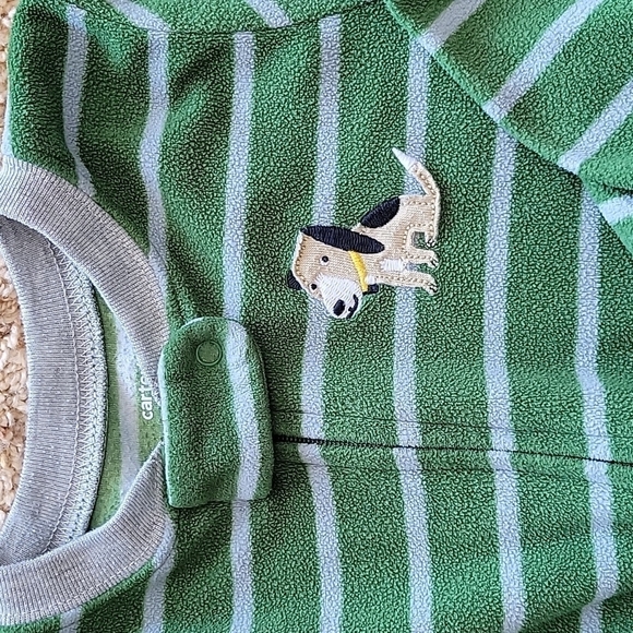Carter's fleece sleeper, 2T - Picture 3 of 4